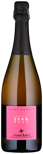 Weinflasche Franciacorta DOCG Dosaggiozero Rosé