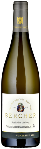 Weinflasche Weissburgunder "Sasbacher Limburg" Erste Lage