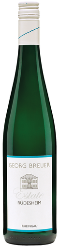 Weinflasche Riesling Estate Rüdesheim trocken QbA