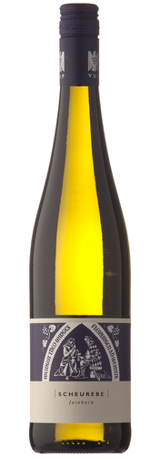 Weinflasche Scheurebe feinherb