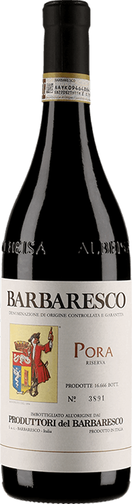 Weinflasche Barbaresco Riserva "Pora" DOCG