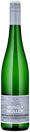 Weinflasche Riesling "Krettnacher Euchariusberg" Alte Reben Kabinett QmP