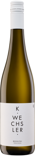 Riesling trocken QbA Weinflasche Riesling trocken QbA