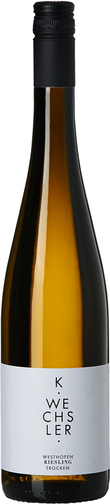 Weinflasche Westhofener Riesling QbA