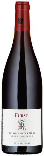 Weinflasche Spätburgunder "Bürgstadter Berg" Erste Lage