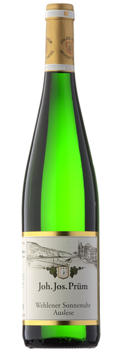 Weinflasche Riesling "Wehlener Sonnenuhr" Grosse Lage Auslese Goldkapsel