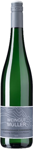 Weinflasche Riesling «Niedermenniger Sonnenberg» Alte Reben Spätlese