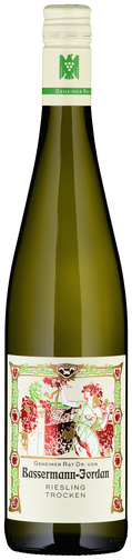 Riesling trocken Weinflasche Riesling trocken