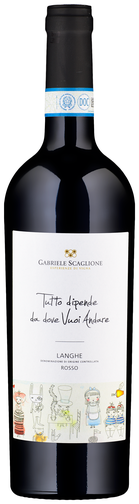 Weinflasche Langhe Rosso DOC